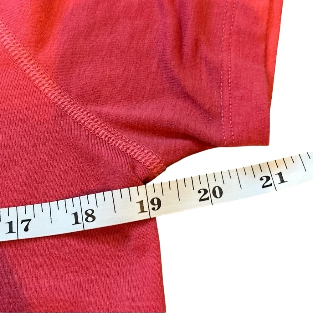 The North Face Womens VaporWick Short Sleeve Active T-Shirt Coral Pink Large EUC - Picture 6 of 6